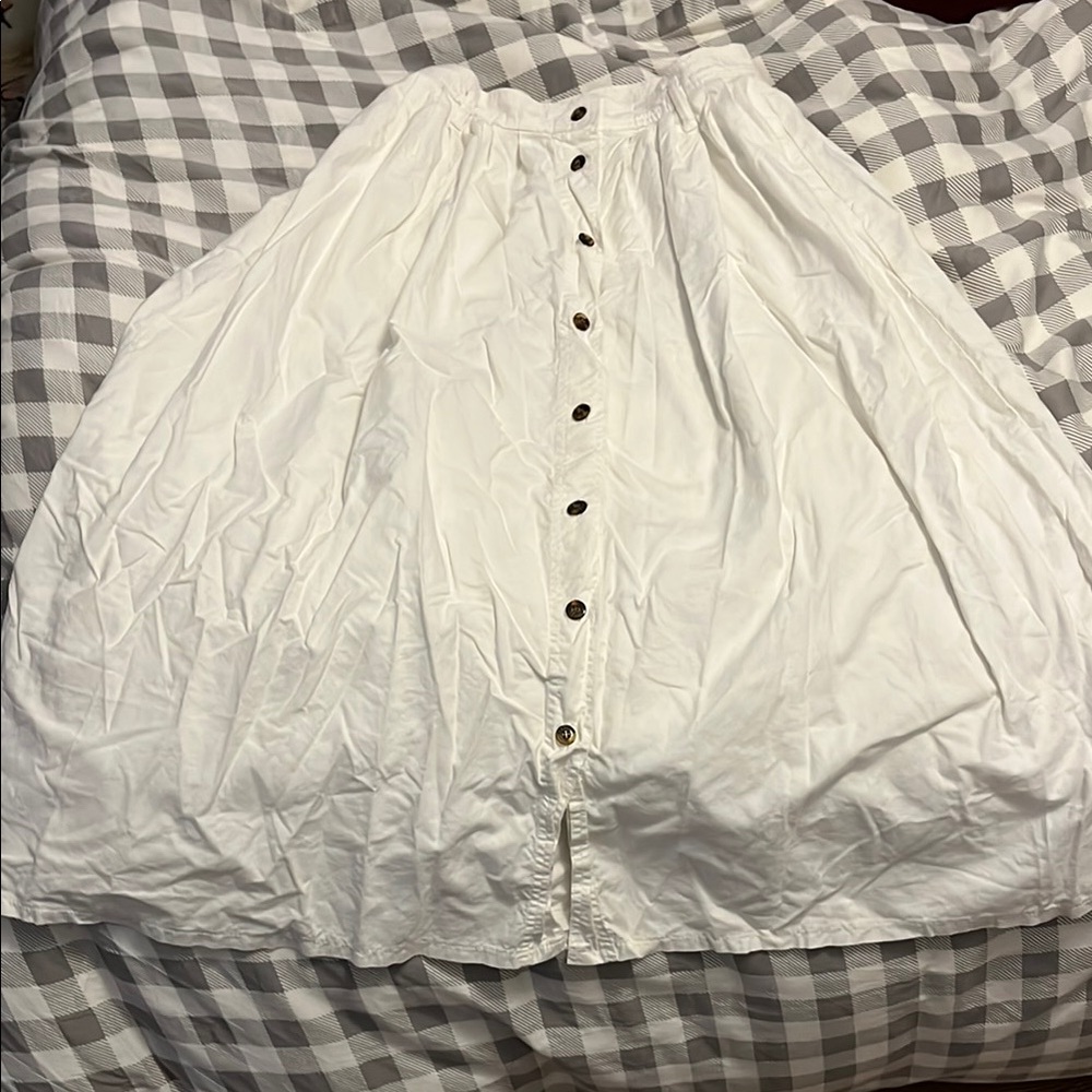 Docker’s x Levi’s white cotton skirt